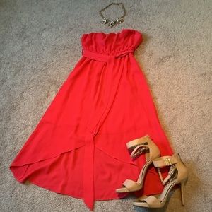 Forever 21 Strapless Faux Wrap Dress